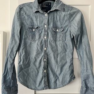 American Eagle Long Sleeve Button Up Womens XS